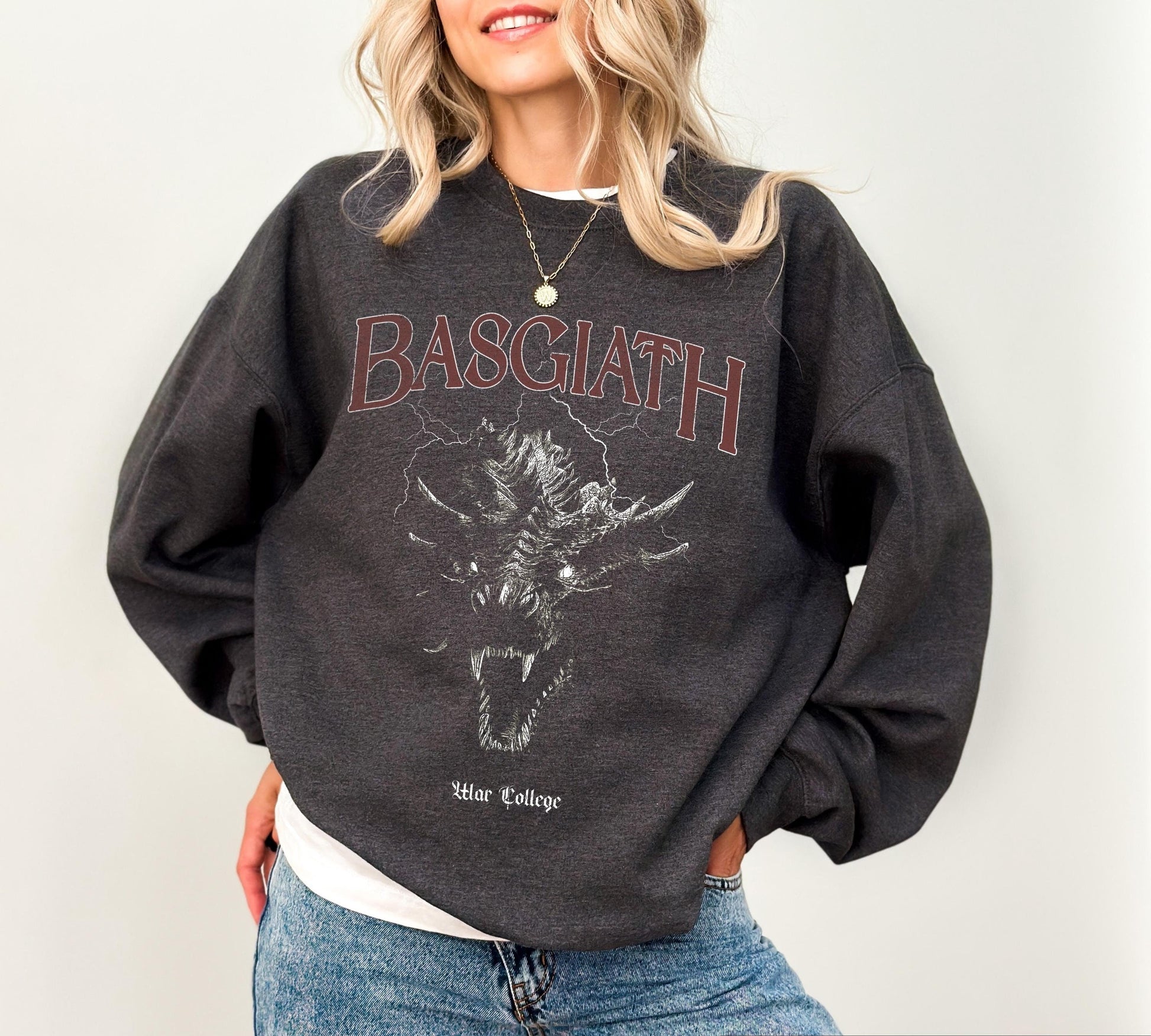 Basgiath War College Shirt, Distressed Fourth Wing Merch, Iron Flame Merch, Tairn and Violet Sorrengail, Bookish Shirt, Reading Shirt CFVLR89