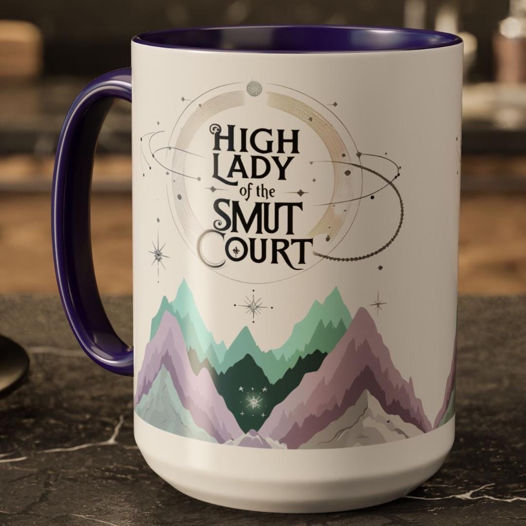 High Lady of the Smut Court Mug, Bookish Gift, Fantasy Mug, Sarah J Maas Inspired, ACOTAR Mug, Coffee Cup for Book Lovers MGVLR60