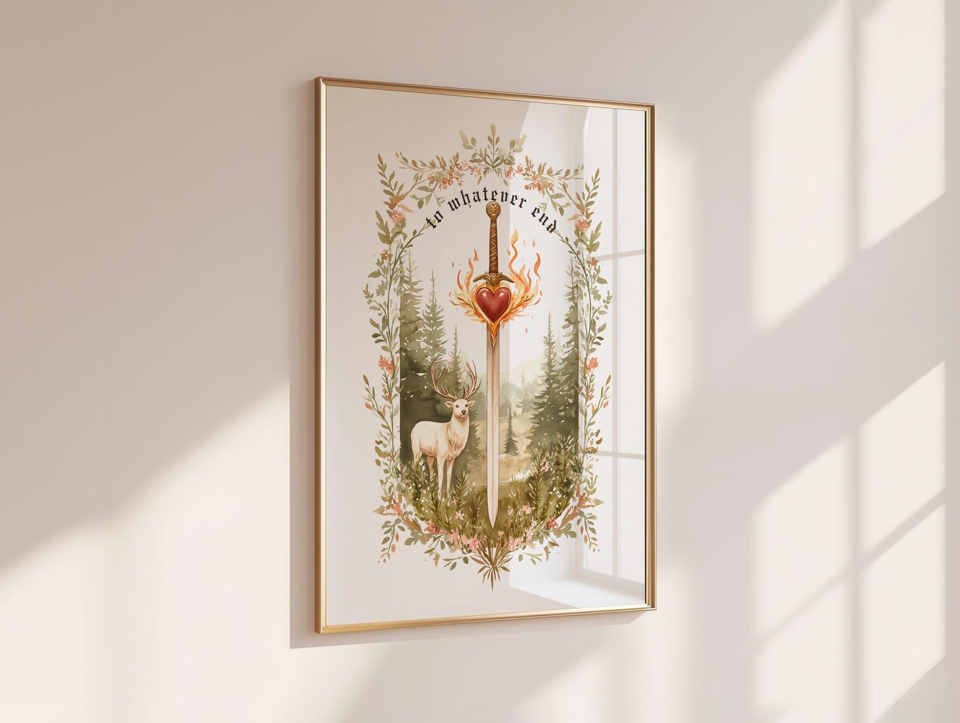 Maasiverse Set of 3 Bundle, Throne of Glass, ACOTAR, Crescent City, Fantasy Sword Art, Fantasy Bookish Wall Art Poster VLRP54