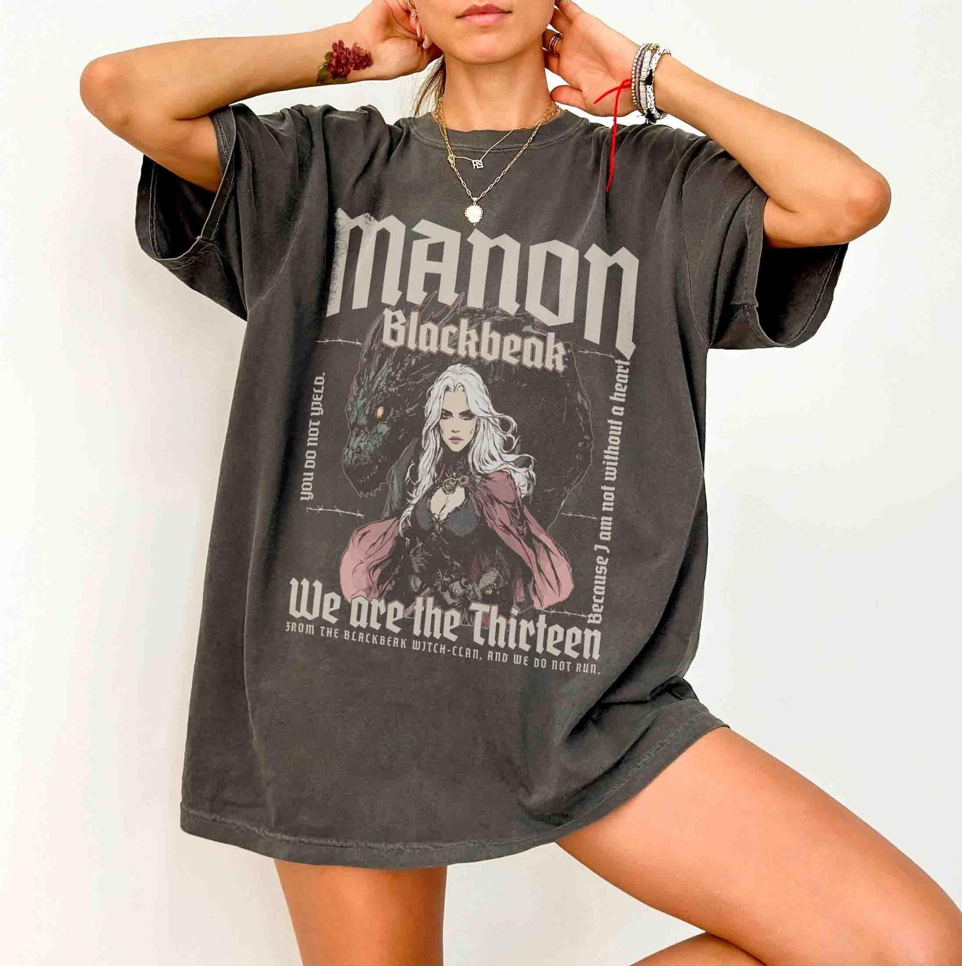 Manon Blackbeak Shirts, We Are the Thirteen Sweater, Throne of Glass Merch, Sarah J Maas Gift
