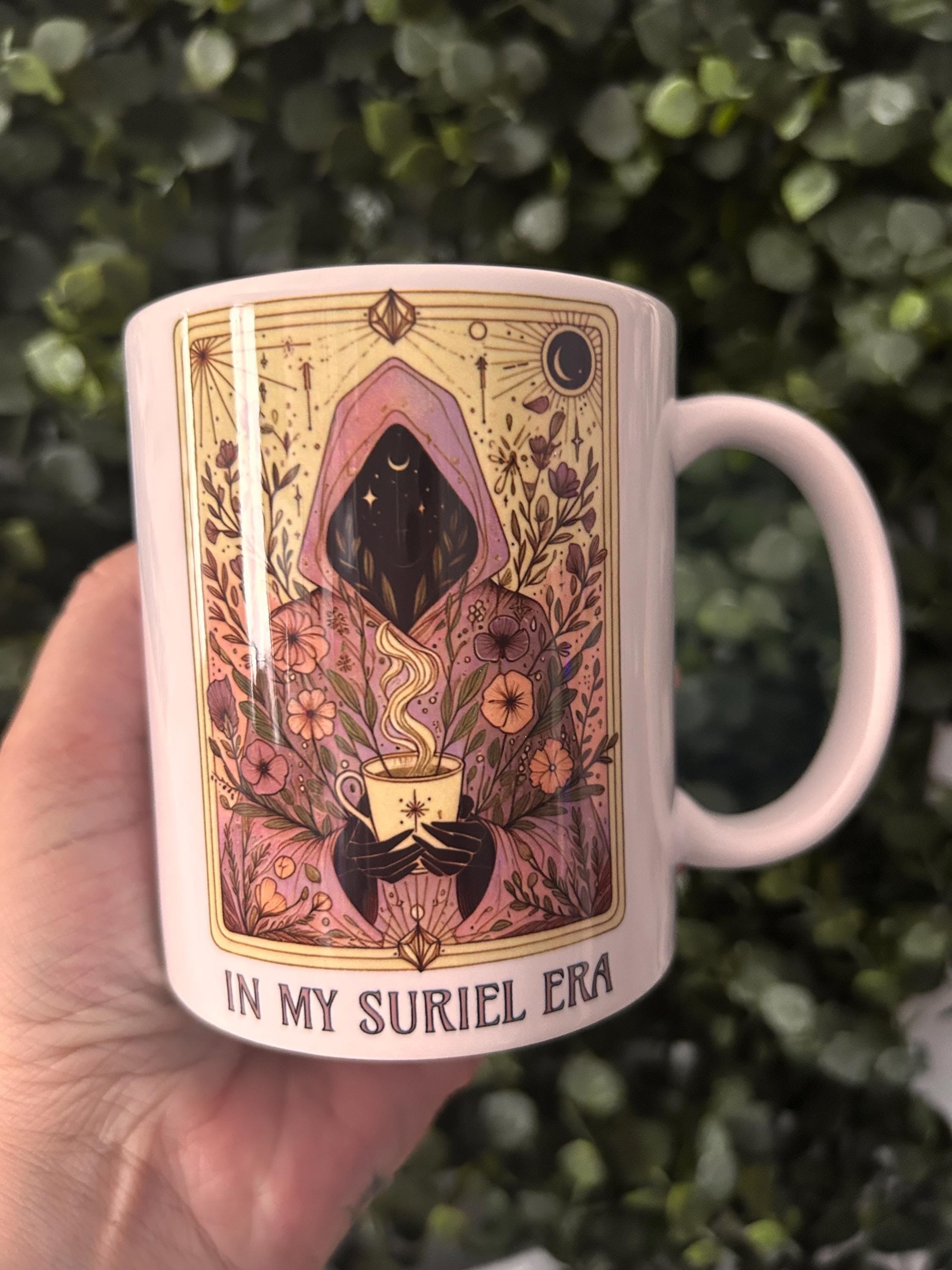 In My Suriel Era Mug, ACOTAR Suriel Cup, Bookish Fantasy Tea Mug, Sarah J Maas Gift, Prythian Witchy Mug for Readers MGVLR55