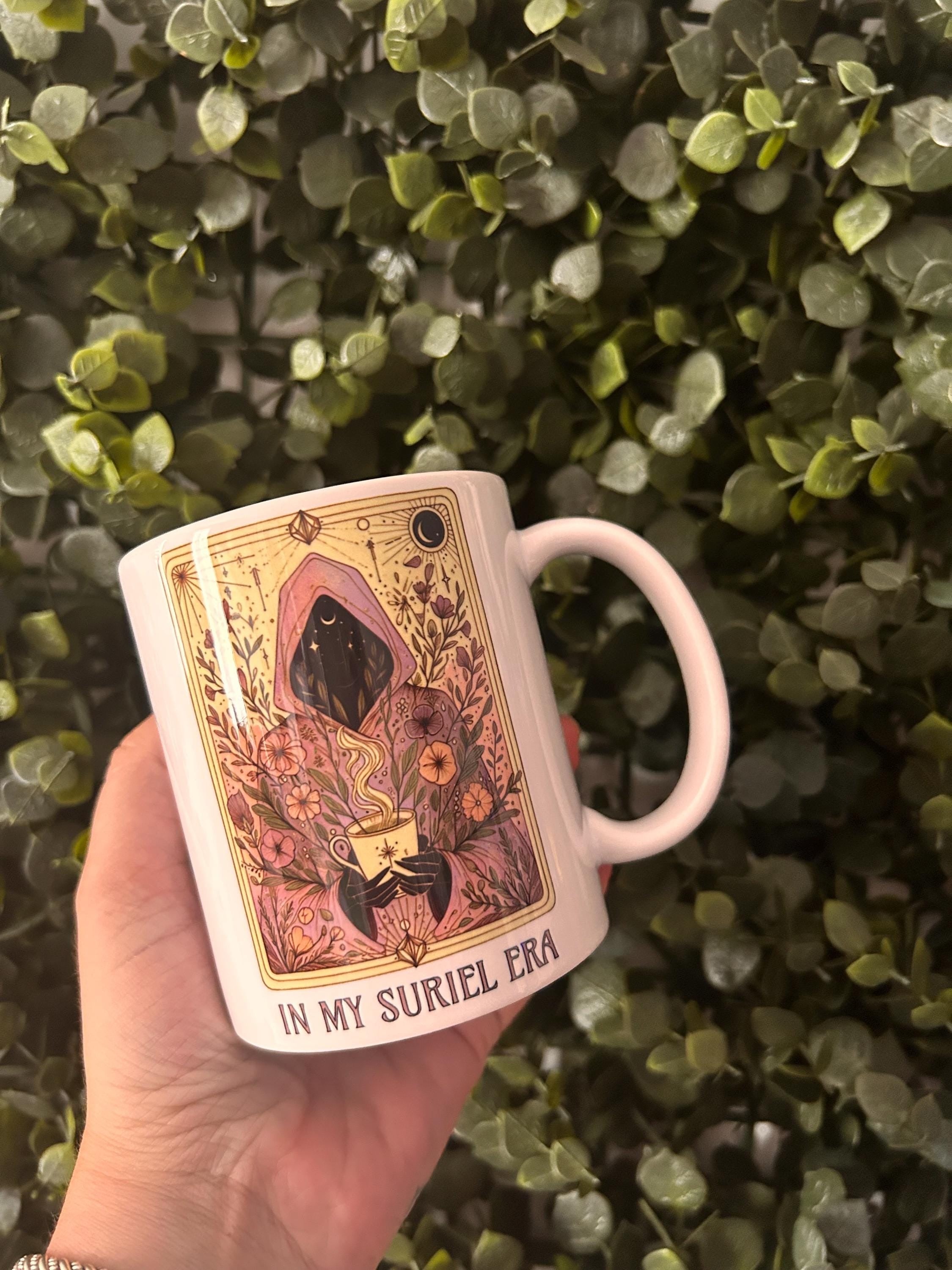 In My Suriel Era Mug, ACOTAR Suriel Cup, Bookish Fantasy Tea Mug, Sarah J Maas Gift, Prythian Witchy Mug for Readers MGVLR55