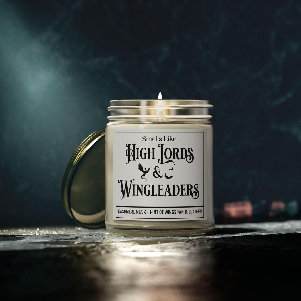 Smells Like High Lords and Wingleaders Candle, Romantasy Book Candle, Fae Court Candle, Bookish Gift for Readers CDVLR01