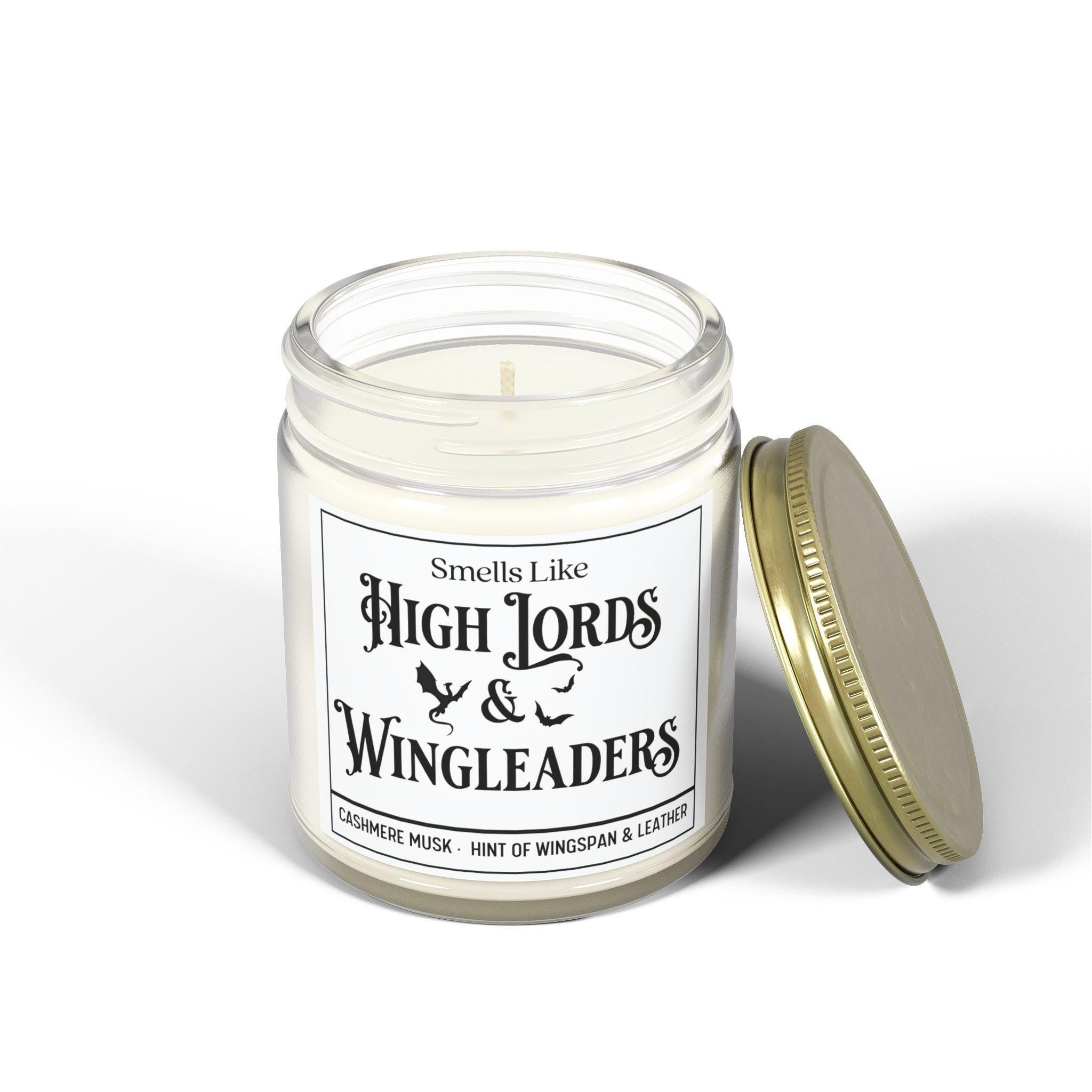 Smells Like High Lords and Wingleaders Candle, Romantasy Book Candle, Fae Court Candle, Bookish Gift for Readers CDVLR01