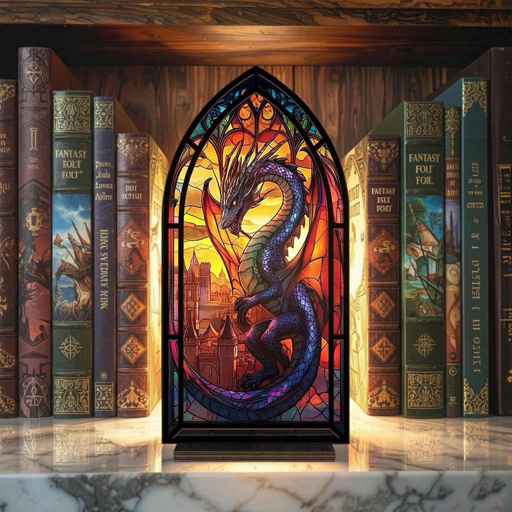 Sun-catching Dragon Candle Holder For Fourth Wing Inspired Fantasy Reading Nook, Striking Dragon Bookshelf, Gift For Fantasy Book Lovers And Readers BNVLR20