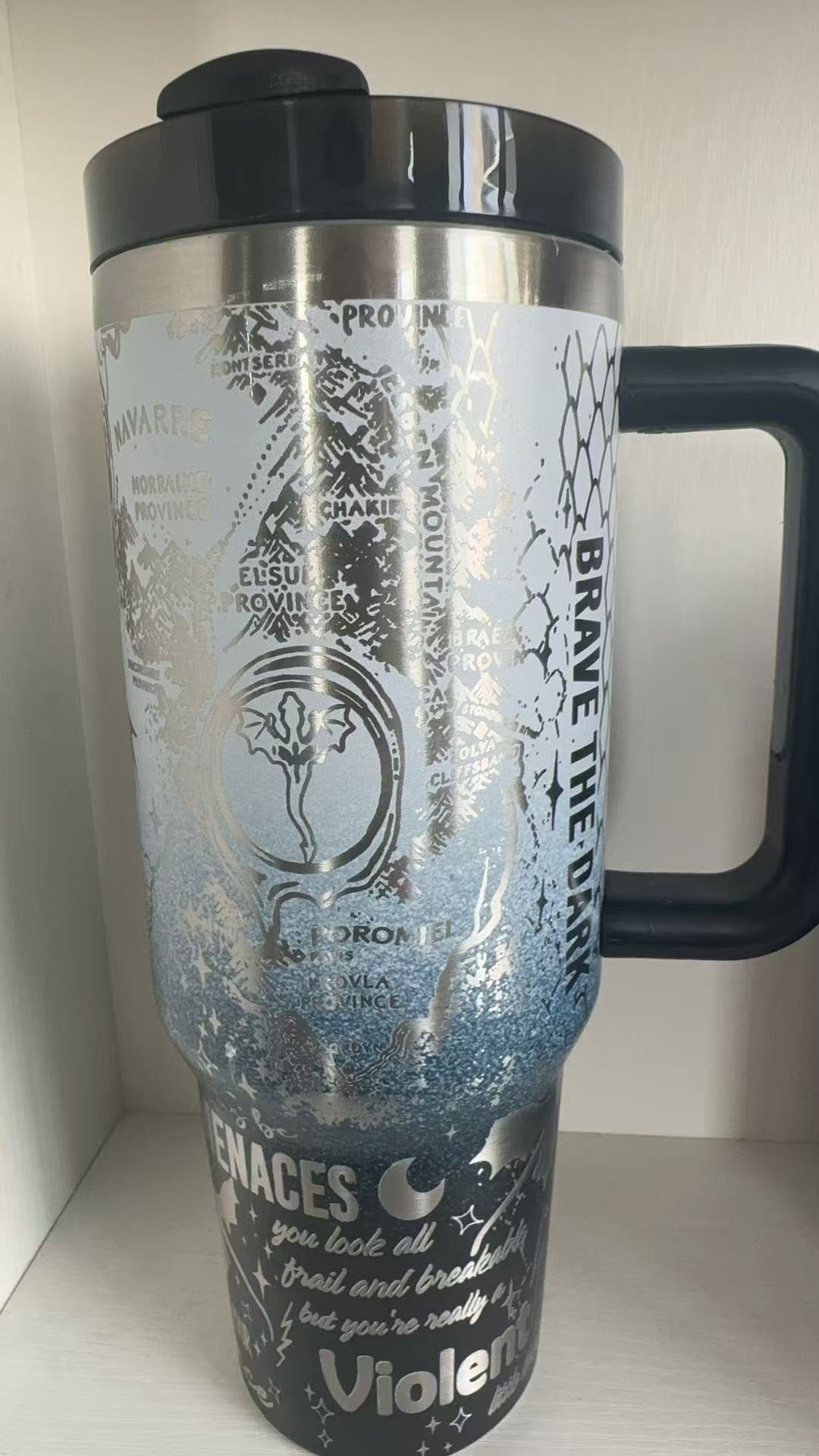 Onyx Storm Book Tumbler 30oz/40oz, New Style Color Tumbler, The Empyrean Tumbler. VLR42