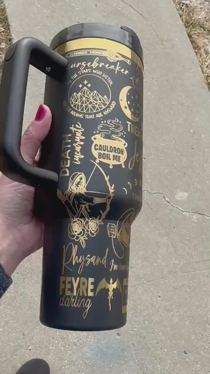 Acotar Tumbler 30oz/40oz, Velaris City Tumbler, Bat Boy Only Tumbler. VLR48