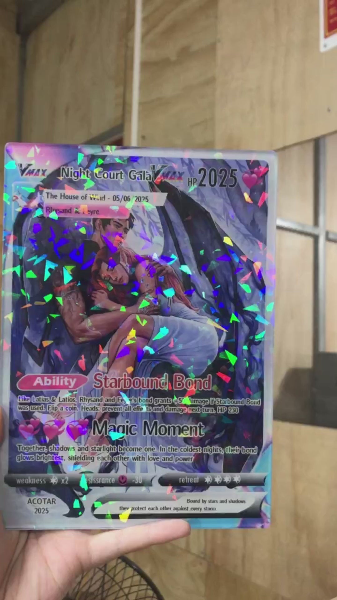 Anniversary Custom Card, Custom Photo Anime Card, Fourwing Card Gift, –  Velaris The City