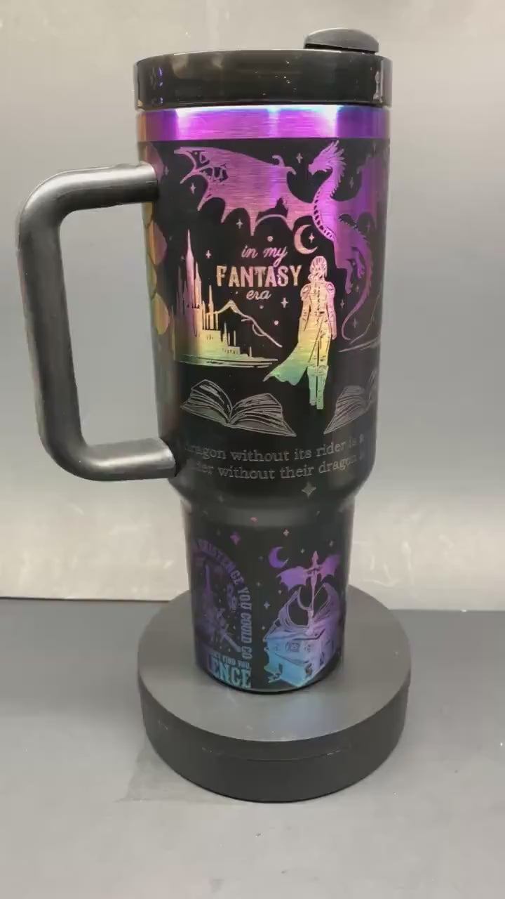 Onyx Storm Book Tumbler 30oz/40oz, The Empyrean Tumbler, Bookish Gift. VLR40