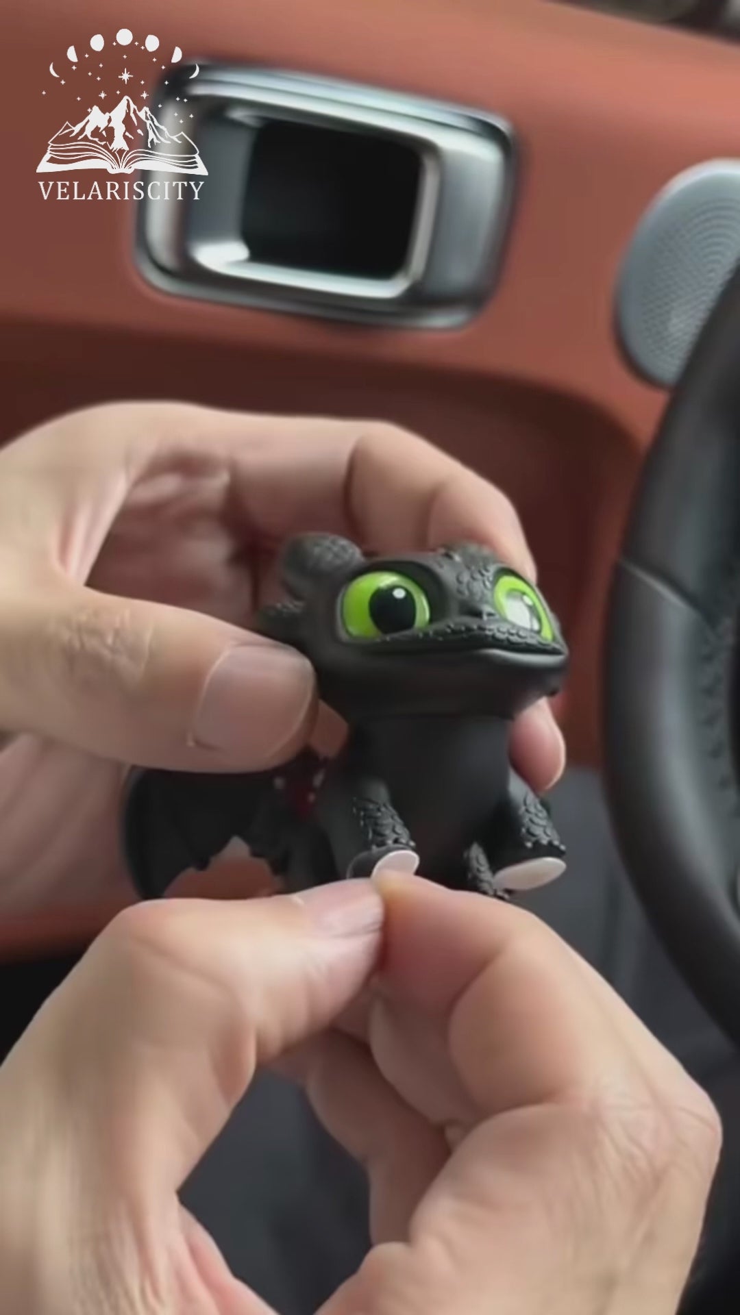 The Enchanted Night Dragon Companion A Mini Glowing Keychain for Dragon Lovers