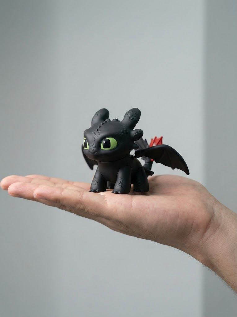 The Enchanted Night Dragon Companion A Mini Glowing Keychain for Dragon Lovers