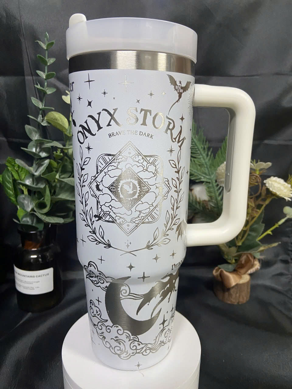 Onyx Storm Book Tumbler 30oz/40oz, Basgiath War Collece Tumbler, The Empyrean Tumbler. VLR51