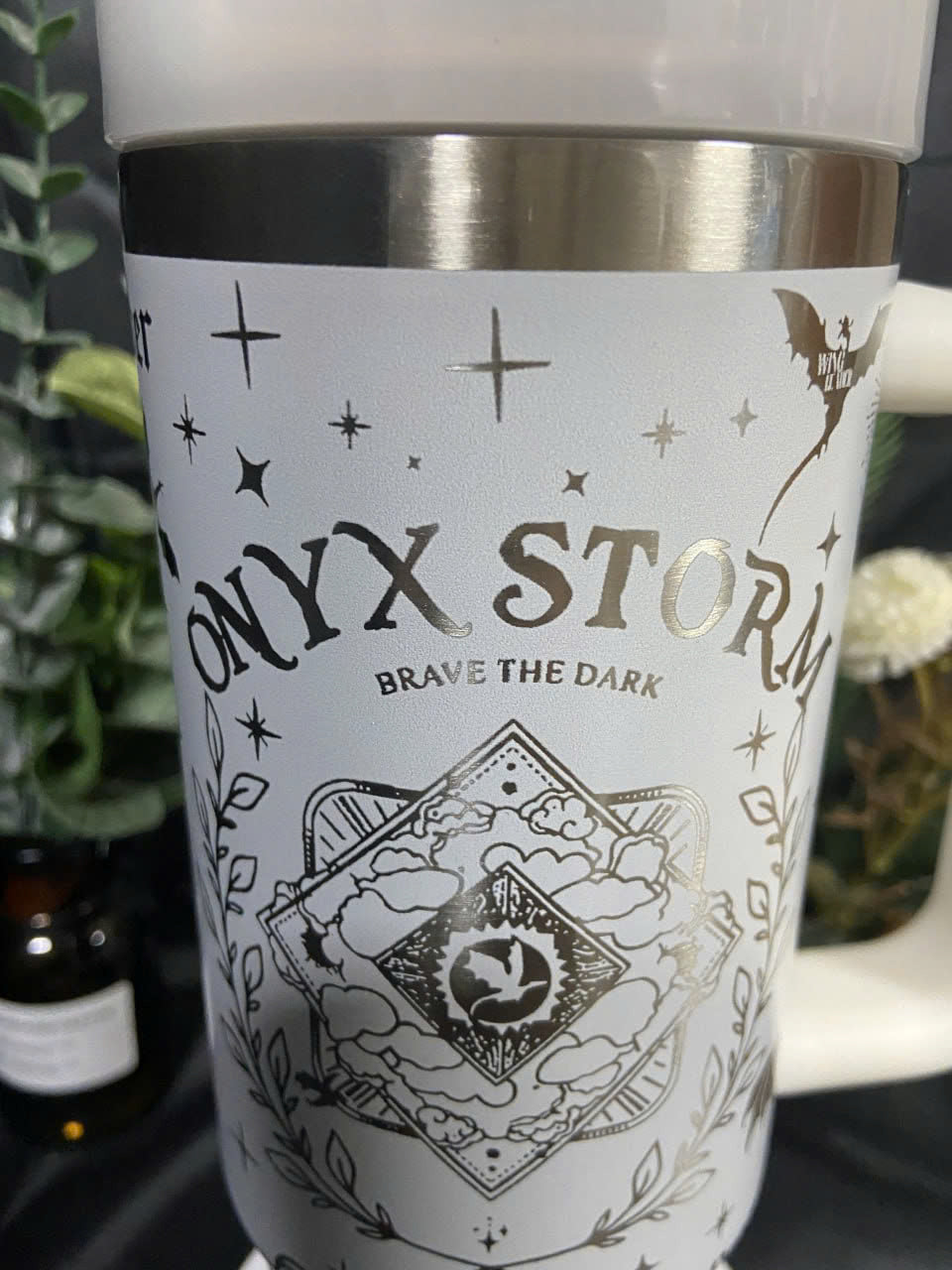 Onyx Storm Book Tumbler 30oz/40oz, Basgiath War Collece Tumbler, The Empyrean Tumbler. VLR51