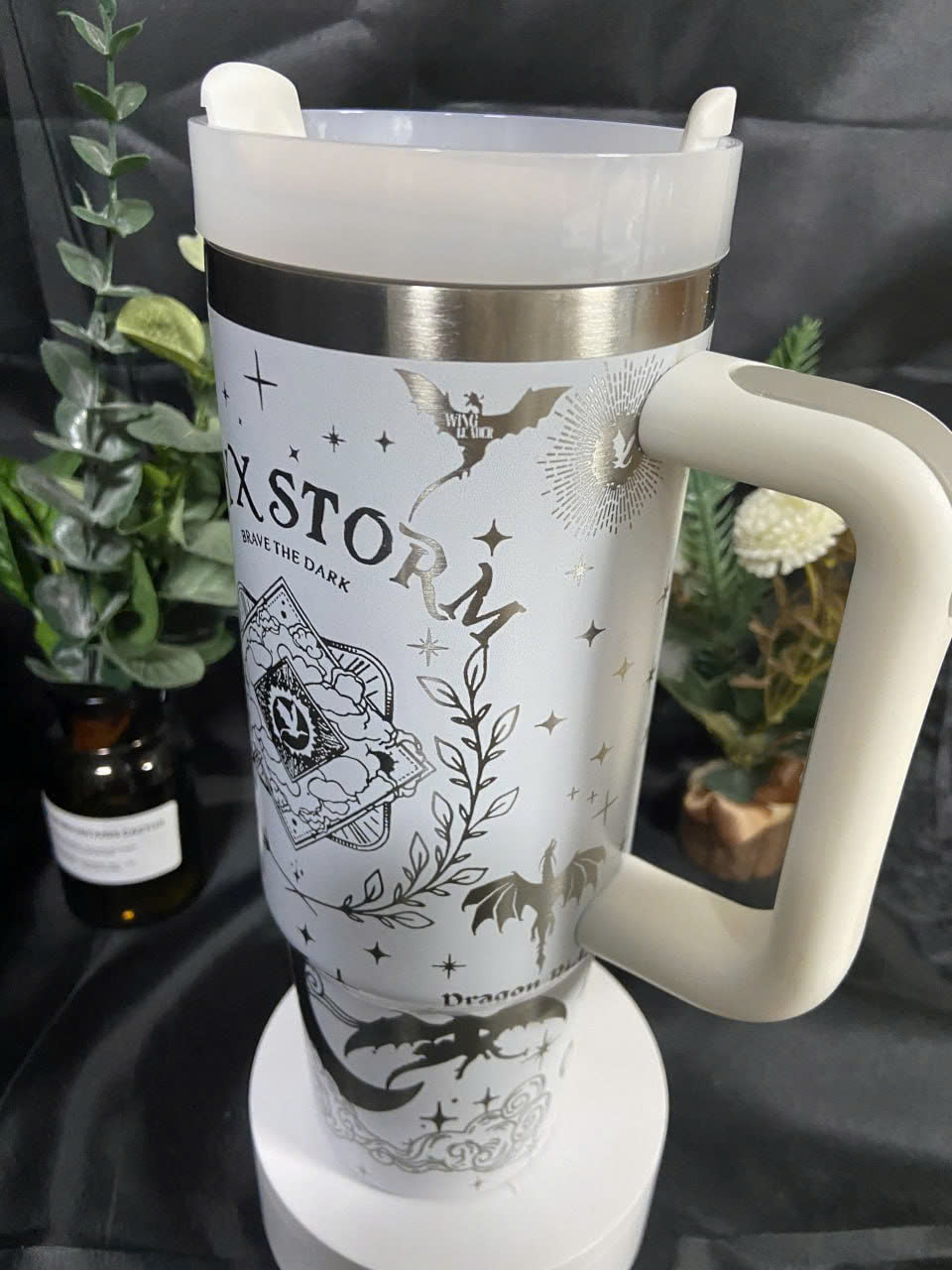 Onyx Storm Book Tumbler 30oz/40oz, Basgiath War Collece Tumbler, The Empyrean Tumbler. VLR51