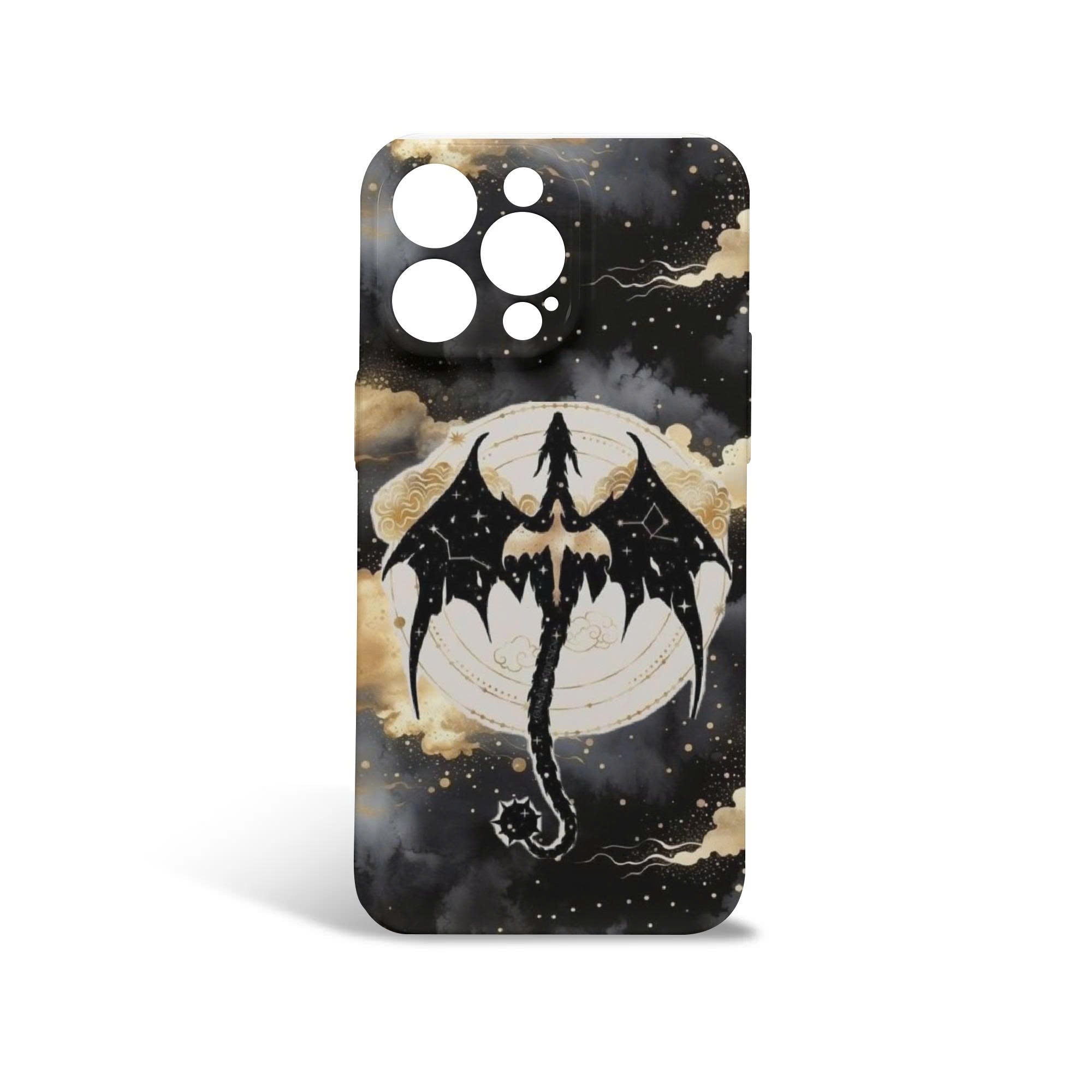 Fourth Wing Inspired Dragon Phone Case - Fantasy Dragon Design, Magical Phone Cover, Dragon Case for Book Lovers, Fantasy Art Accessories PCVLR01